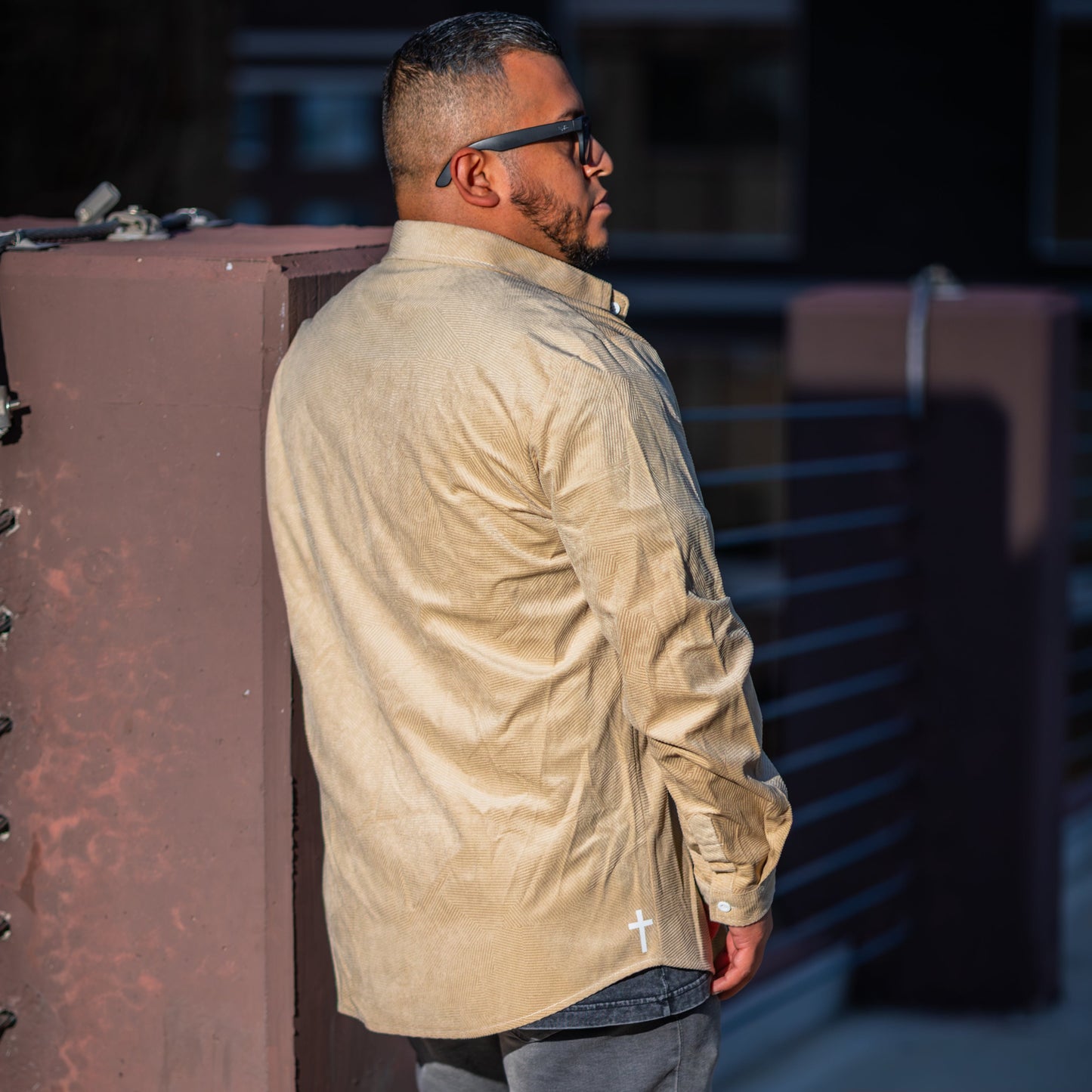 Beige Corduroy