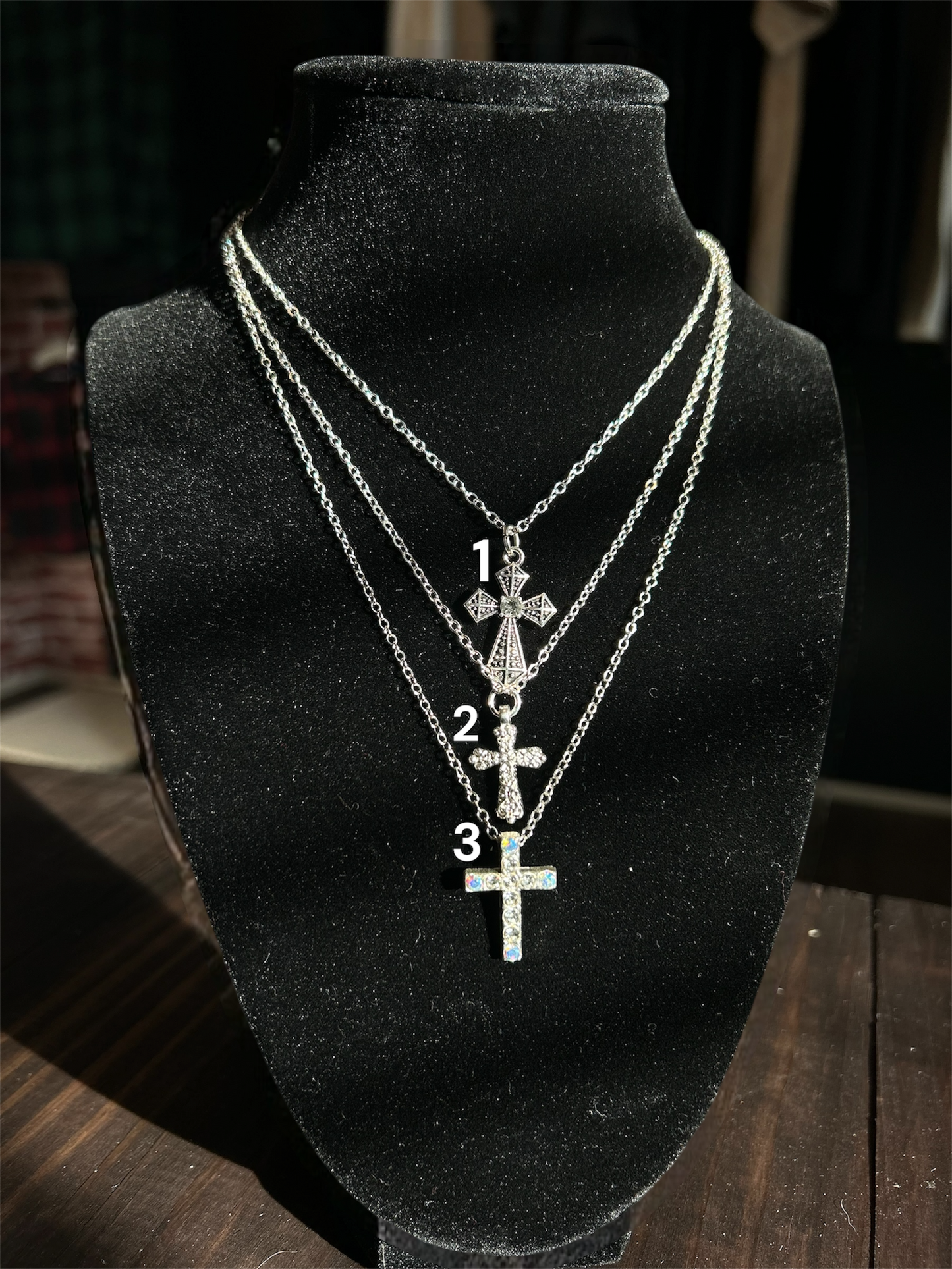 Silver Cross Necklace