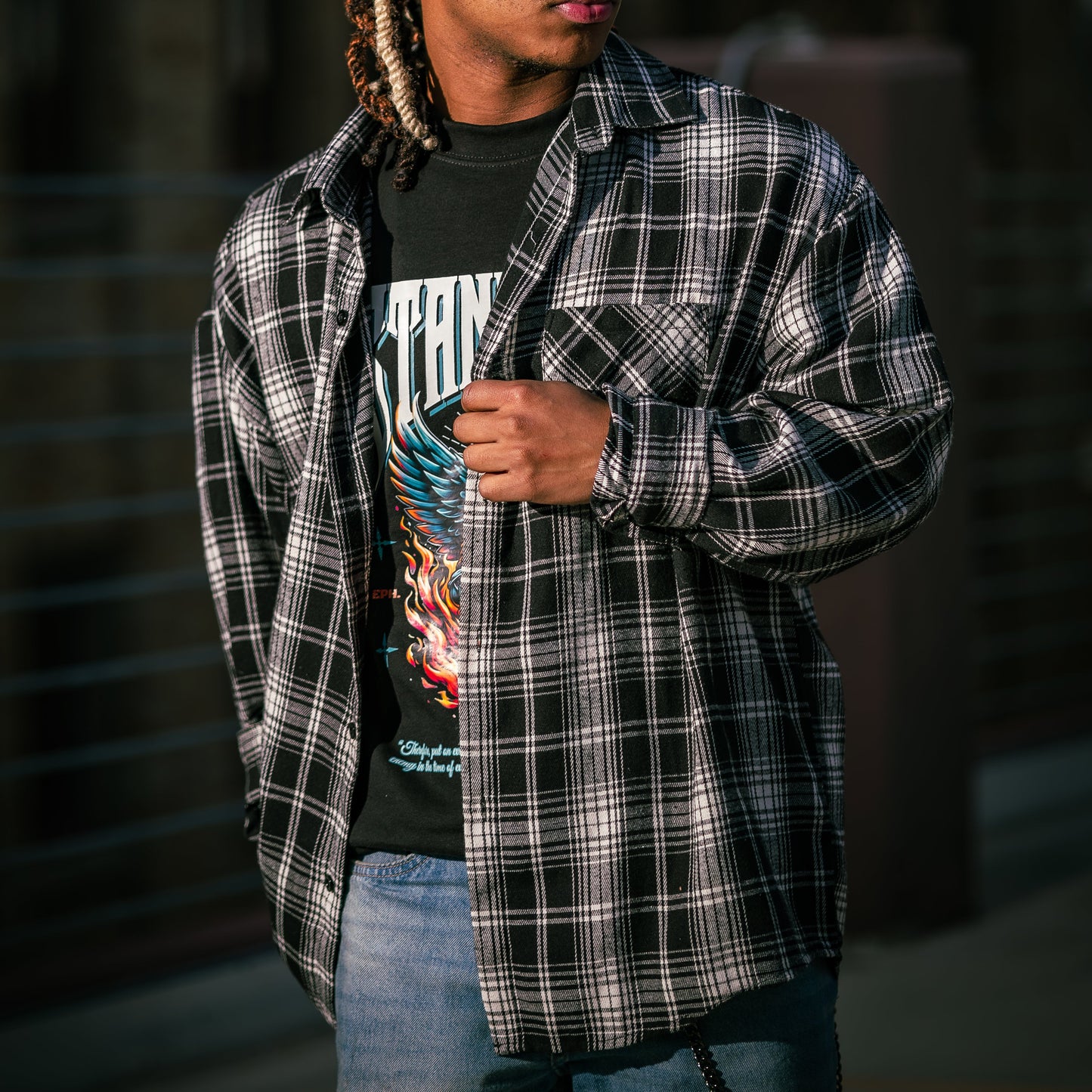 Black & White Flannel