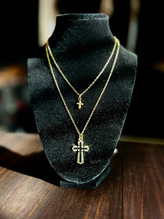 Gold Cross Necklace