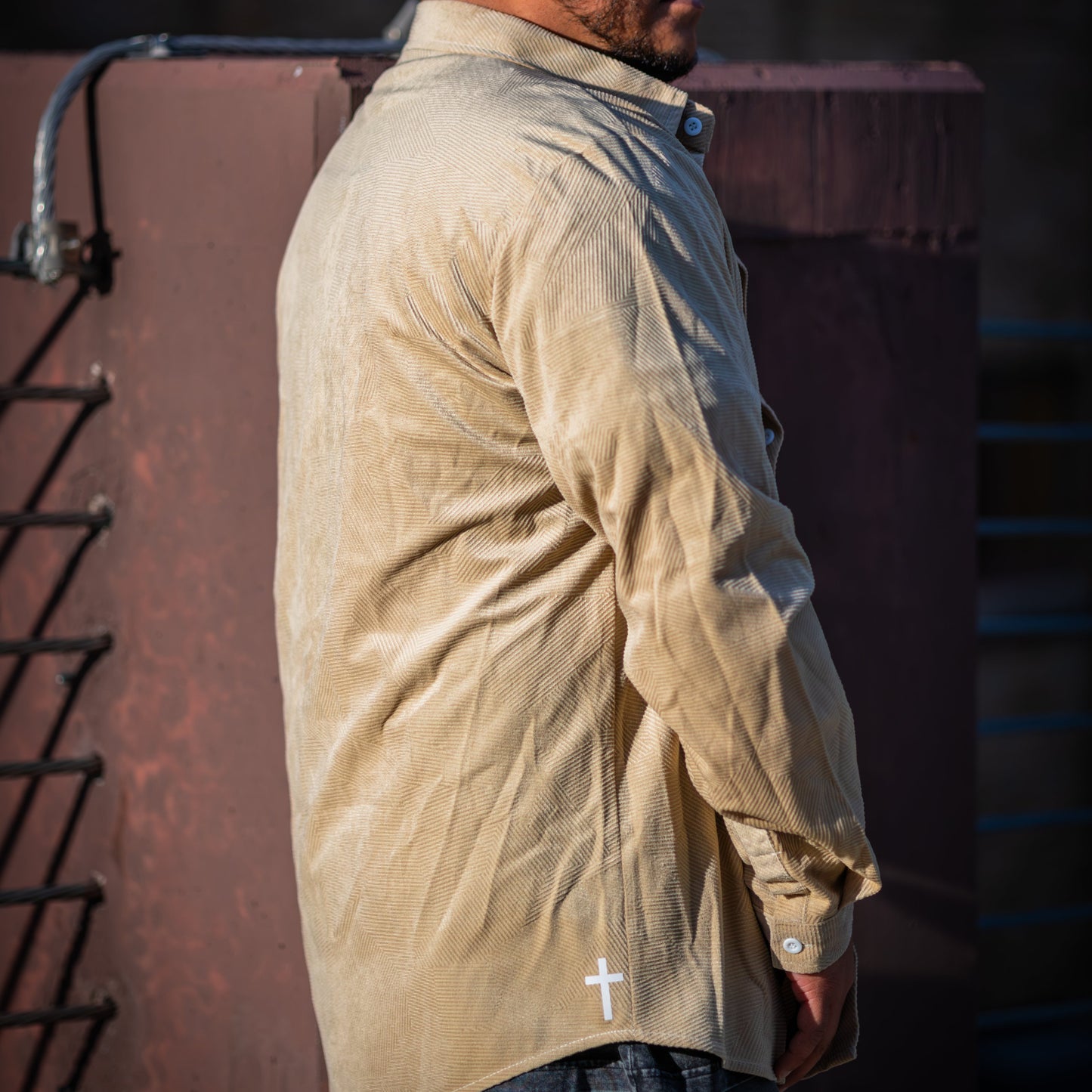 Beige Corduroy