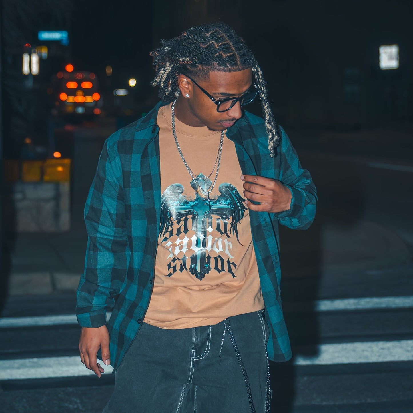 Winged Cross Savior Tee