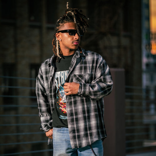 Black & White Flannel