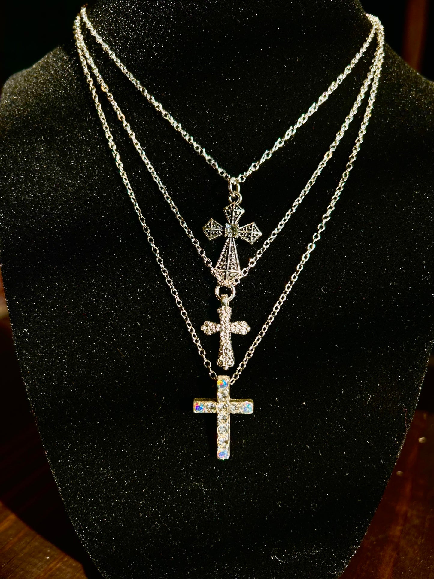 Silver Cross Necklace